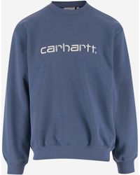 Carhartt - Cotton Blend Sweatshirt With Logo - Lyst