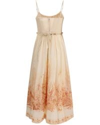 Zimmermann - Wanderlust Corset Midi Dress - Lyst