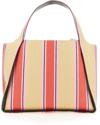 Stella McCartney - Tote Bag With Logo Polyester Shoulder - Lyst