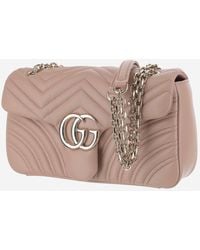 Gucci - Shoulder Bag Gg Marmont Leather Nappa Hand - Lyst