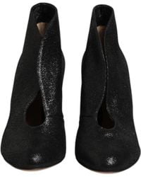 Gianvito Rossi - Metallic Pump Stiletto Heels Shoes Leather - Lyst