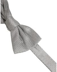Dolce & Gabbana - Dolce & Gabbana Silk Adjustable Neck Bow Tie - Lyst
