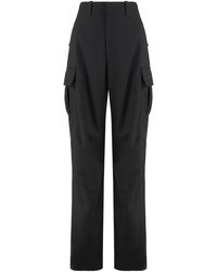 Bottega Veneta - Wool Cargo Trousers Straight - Lyst
