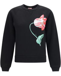 KENZO - Tulip Cotton Sweatshirt - Lyst
