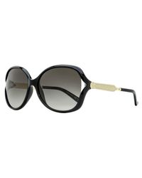 Gucci - Fork Temple Sunglasses Gg0076S 002- 60Mm Plastic (Injected/Acetate) - Lyst