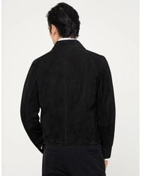 Brunello Cucinelli - Leather Zip Jacket - Lyst
