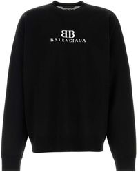 スウェット・トレーナー BALENCIAGA Black Wool Blend Oversize Sweater BALENCIAGA Sweater wool black 38 | eBay