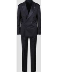Tagliatore - Double Breasted Tailored Suit - Lyst