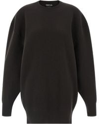 Tom Ford - Sculptural Double Face Dress - Lyst