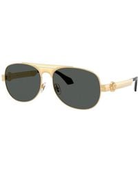 Versace - Sunglasses Square Full Rim, Frame And Dark Lens Ve2302152387 - Lyst