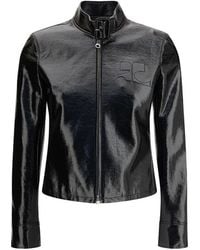 Courreges - Cotton Full-Length Jacket - Lyst
