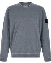 Stone Island - Brushed Cotton Sweatshirt - Lyst