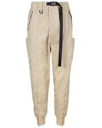 Y-3 - Belted Crinkled Track Pants - Lyst