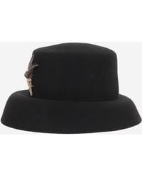 ALEXIA ALVAREZ DE TOLEDO - Wool Bucket Hat - Lyst