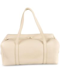 The Row Tr610 Canvas Duffle Bag in Brown | Lyst