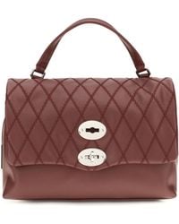 Zanellato - Postina Tramè Leather Top Handle Bag Calf Bos Taurus Shoulder - Lyst