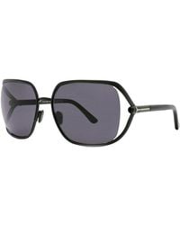 Tom Ford - Sunglasses Square Semi Rim, Shiny Rose Frame And Lens Ft109228E - Lyst