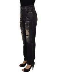 Dolce & Gabbana - Distressed Jeans Ripped - Lyst