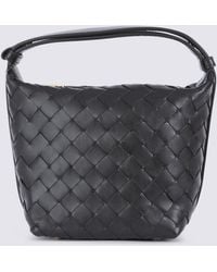 Bottega Veneta - Dark Leather Candy Wallace Pouches - Lyst