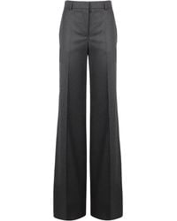 Stella McCartney - Trousers Flared Wool Wide-Leg - Lyst