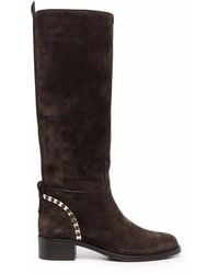 Ferragamo - Tawnie Below-The-Knee Boots - Lyst