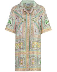 Casablancabrand - Silk Shirtdress - Lyst