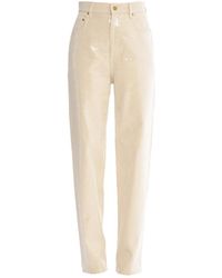 Golden Goose - Pants Kim Sequins Cotton Jean - Lyst