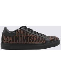 Moschino - All Over Logo Sneakers - Lyst