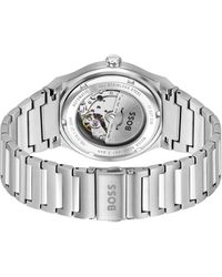 BOSS - Candor 41Mm Automatic Watch Accessories Jewelry - Lyst