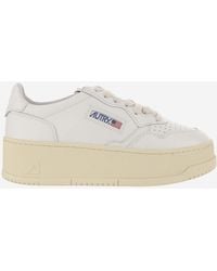 Autry - Sneakers Medalist Platform Leather Cow Trainers - Lyst