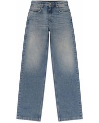 Rick Owens - Straight High Rise Jeans - Lyst