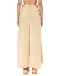 Lanvin - Tailored Skirt Silk Virgin Wool - Lyst