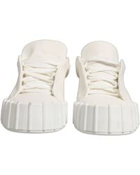 Dolce & Gabbana - Leather Low Top Lace Up Sneakers Shoes - Lyst