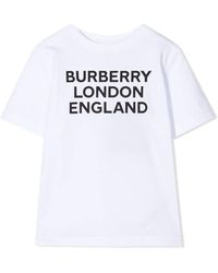 Burberry White Cotton T-shirt