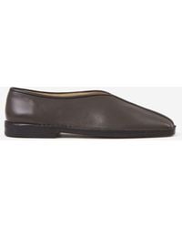 Lemaire - Flat Piped Slippers Shoes - Lyst