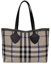 Burberry - Tote Bag Polyester Cotton - Lyst