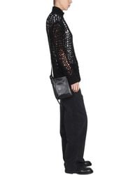 Ann Demeulemeester - High Neck Jersey Virgin Wool Polyamide Jumpers - Lyst