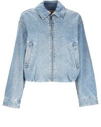 MICHAEL Michael Kors - Bomber Jacket Cotton - Lyst