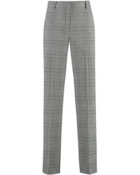 PT Torino - Prince-Of-Wales Checked Trousers Virgin Wool Trouser Suits - Lyst