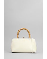 Jil Sander - Gojii Mini Hand Bag In White Leather - Lyst