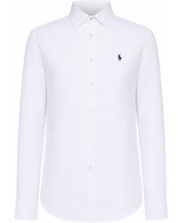 Polo Ralph Lauren - Cotton Pony Embroidered Slim-Fit Shirt - Lyst