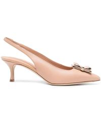Ferragamo - Leather Pumps - Lyst