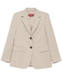 Max Mara - Neutrals Jackets - Lyst