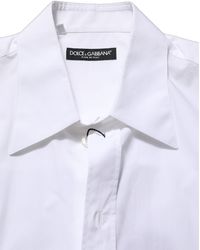 Dolce & Gabbana - Cotton Sleeveless Formal Dress Shirt - Lyst