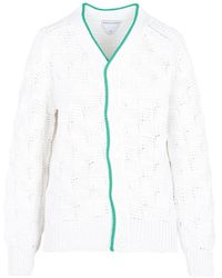 Bottega Veneta - Cotton Cardigan Sweater - Lyst