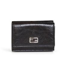 Fendi - Mini Trifold Tube Compact Wallet - Lyst