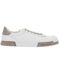 Dolce & Gabbana - Portofino Yatch Low-Top Sneakers Lambskin; Calfskin Trainers - Lyst