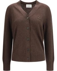 Isabel Marant - Karina Cardigan Cotton; Wool Ovis Aries Sweater - Lyst