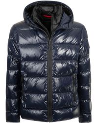 Fay - Shiny Zipped Padded Jacket - Lyst