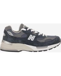 New Balance - Sneakers 991 Pigskin/Mesh Trainers - Lyst